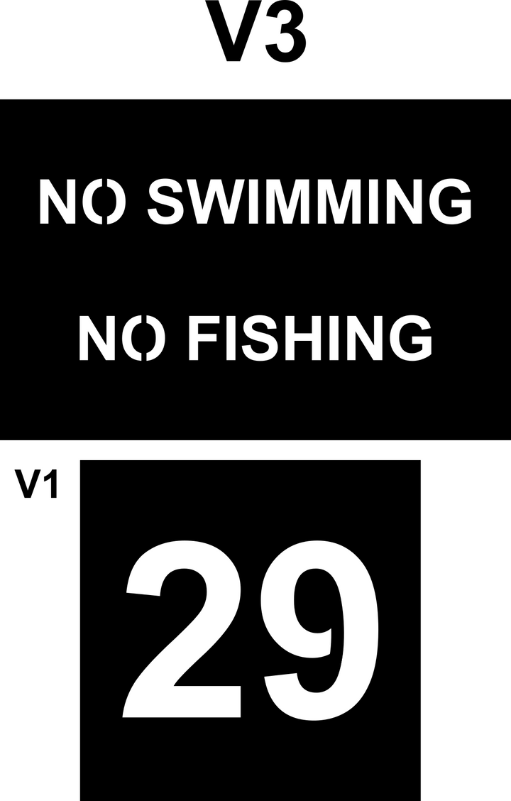 Custom Listing for Darrell (2 Signs)