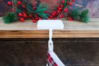 Thumbnail for 4-Pack Heavy Stocking Hanger - Minimalist Christmas Mantel Decor - Heavy Duty Stocking Holder - Shelf Stocking Holder - Personalized Gift - Maker Table