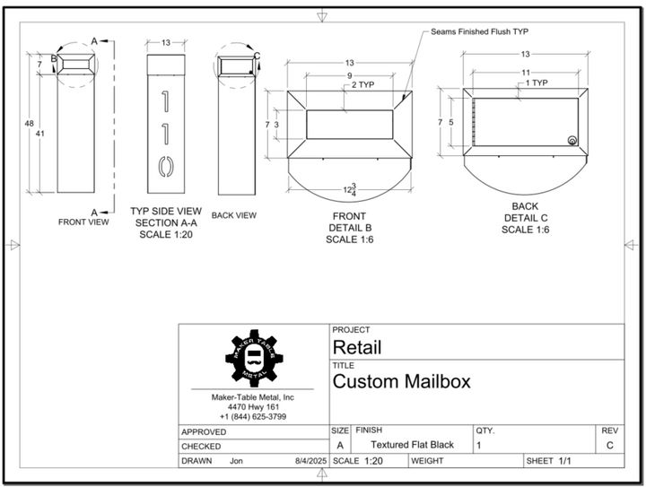Custom Listing for Mahsa (Custom Address Column With Mailbox)