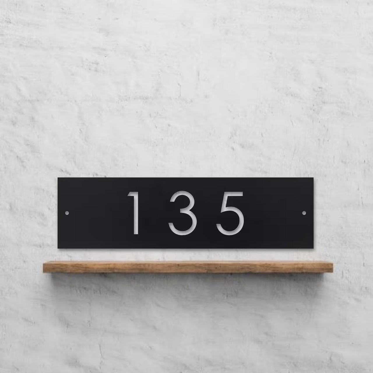 Modern Address Sign - Mid Century Modern House Numbers - Metal Address Sign for House - Metal Address Sign - House Numbers Sign