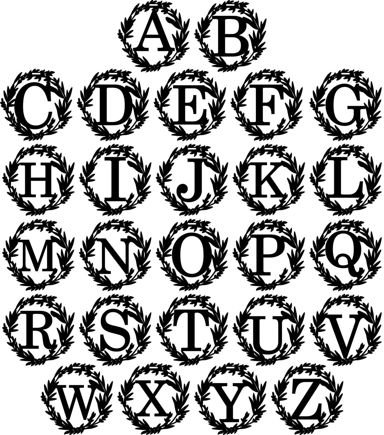 Custom Metal Monogram Spring Wreath - Spring Wreath For Front Door - Personalized Gifts - Front Door Sign - Home Gifts