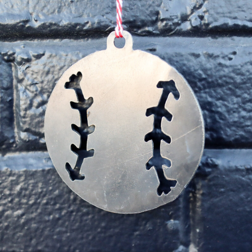 Baseball Christmas Ornament - Holiday Stocking Stuffer Gift - Tree Home Decor