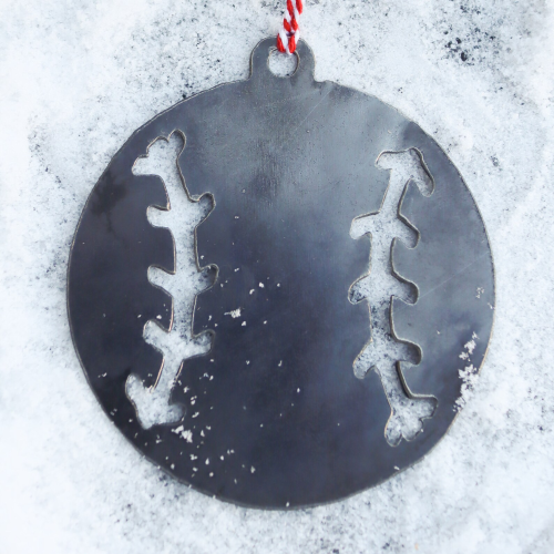 Baseball Christmas Ornament - Holiday Stocking Stuffer Gift - Tree Home Decor