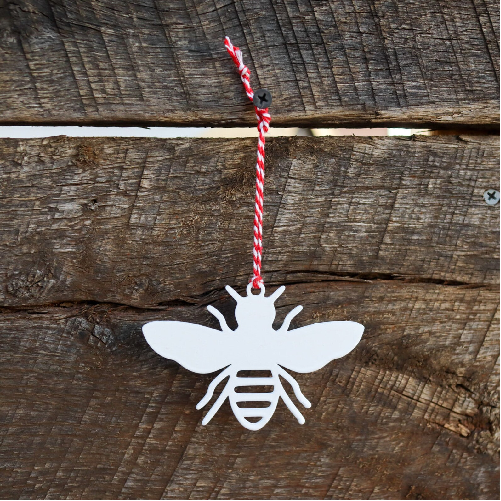 Bee Christmas Ornament - Holiday Stocking Stuffer Gift - Tree Home Decor