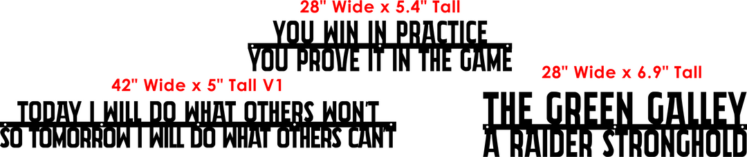 Custom Listing for John D (11 signs)