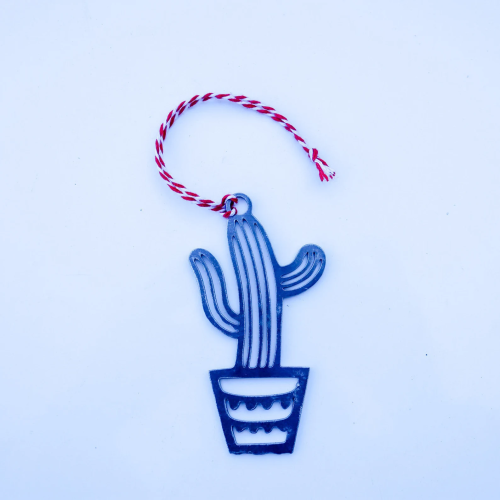 Cactus Christmas Ornament