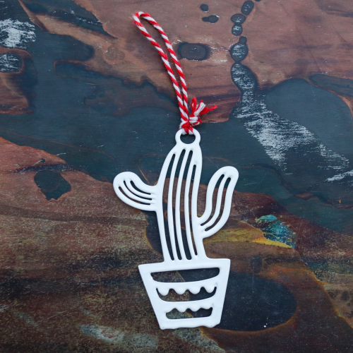 Cactus Christmas Ornament