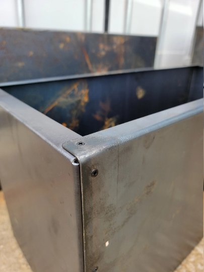 DIY Build Your Own Metal Planter 30" x 12" x 14" - Medium Rectangular Planter - Tall Metal Planter - Outdoor Indoor Planter - Planter Box