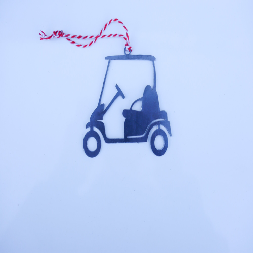 Golf Cart Christmas Ornament - Holiday Stocking Stuffer Gift - Tree Home Decor