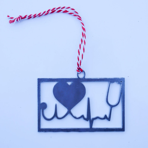Health Care Worker Love Christmas Ornament