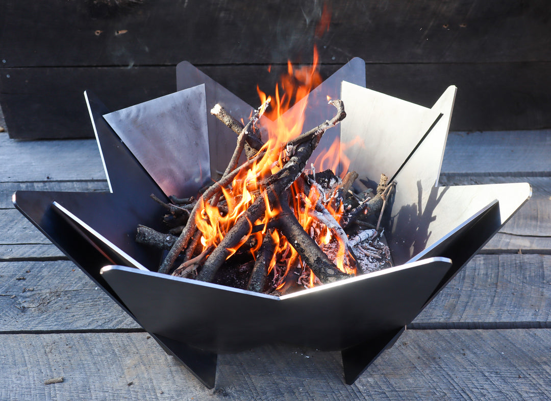 Steel Fire Design Fire Pit Steel Steel Wood Burning Fire Pit | Arteflame 40 Inch Life