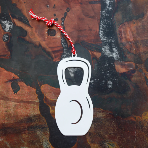 Kettlebell Christmas Ornament