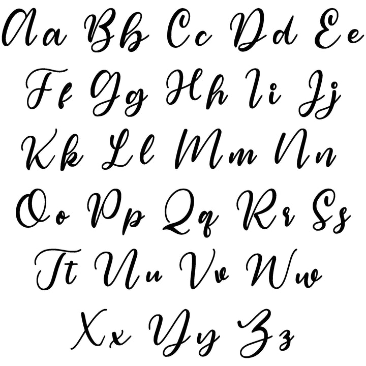 Custom Cursive Metal Name Sign – Personalized Family Wall Decor for Weddings or Home