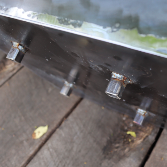 Modern Metal Planters 16" x 16" x 16"