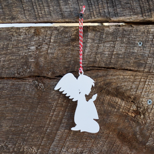 Praying Angel Christmas Ornament - Holiday Stocking Stuffer Gift - Tree Home Decor