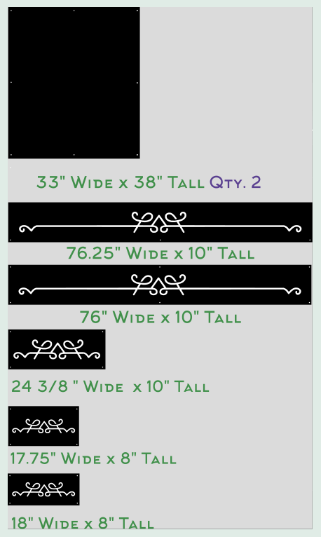 Custom Listing for Teresa ( Custom Wall Protectors Q7 )