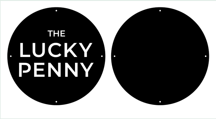 Custom Listing for The Lucky Penny ( Custom Signs )