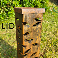 Thumbnail for Garden Column Lid - Succulent Planter Box - Garden Decor - Bonsai - Handmade Gift