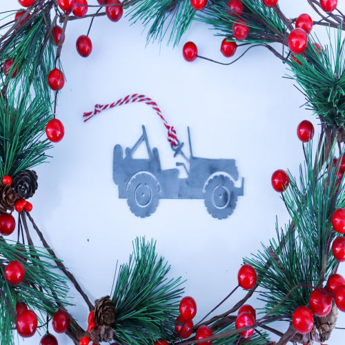 Willys Jeep Christmas Ornament