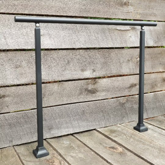 Adjustable Metal Handrail with Modern Design - Make A Rail Grab Rail - Minimalist Stair Decor - Maker Table