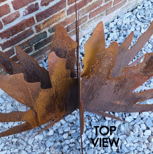 metal succulent yard art Aloe, Yucca or Agave Metal Sculpture