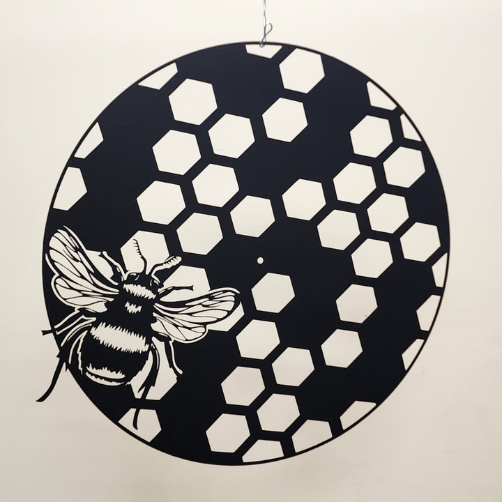 Bee Themed Metal Wall Decor