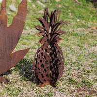 Thumbnail for Pineapple Metal Yard Art Sculpture - Metal Sculpture - Succulent Sculpture