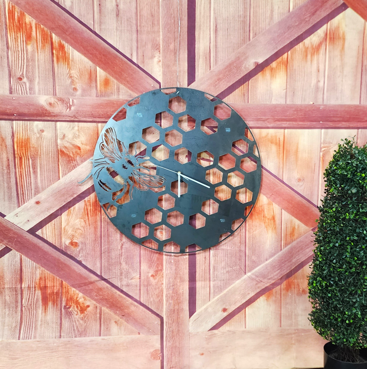 Bee Themed Metal Wall Decor