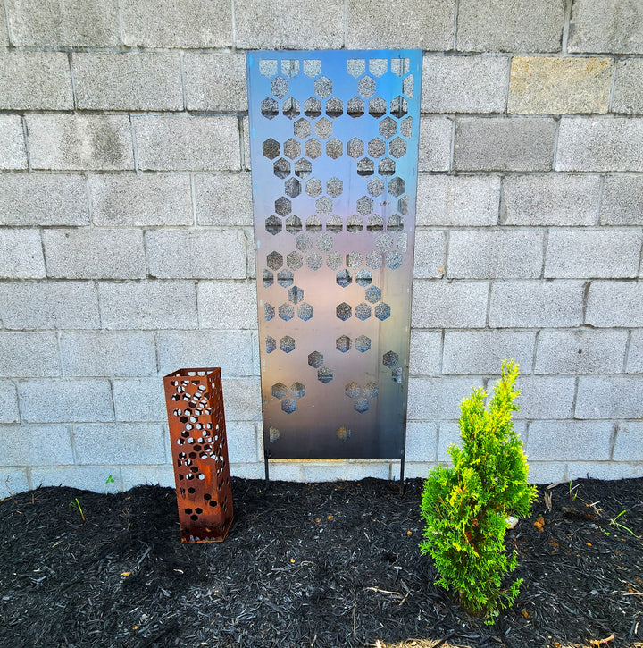 Beehive Privacy Screen Outdoor Garden Decor