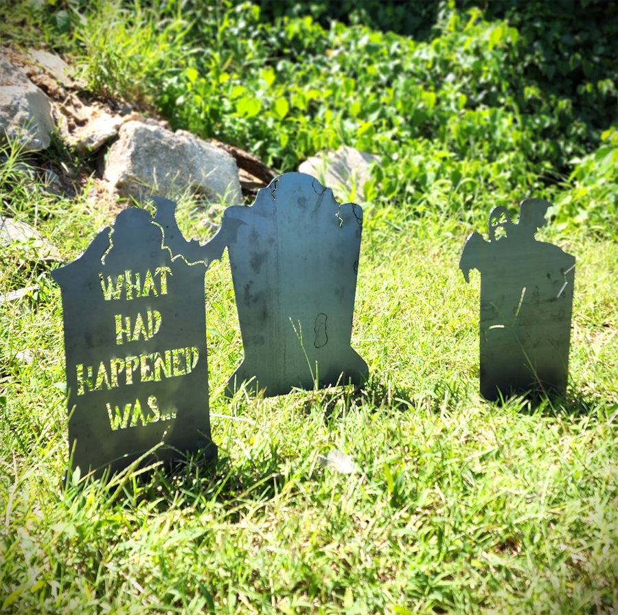 halloween headstones sayings