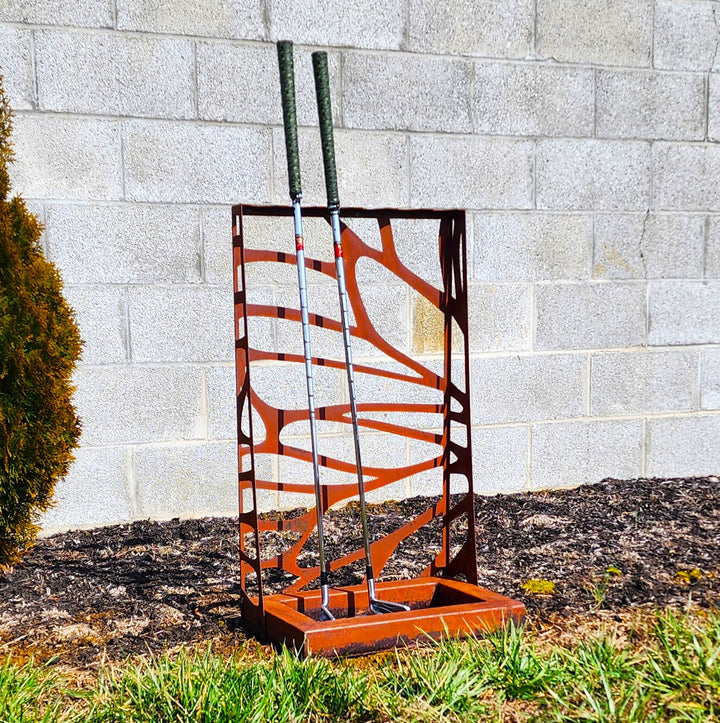Custom Metal Golf Club Stand & Display | Heavy-Duty 16-Gauge Steel Organizer
