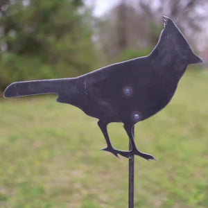 Metal Cardinal Garden Stakes