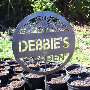 Personalized Garden Decor - Flower Custom Garden Stakes