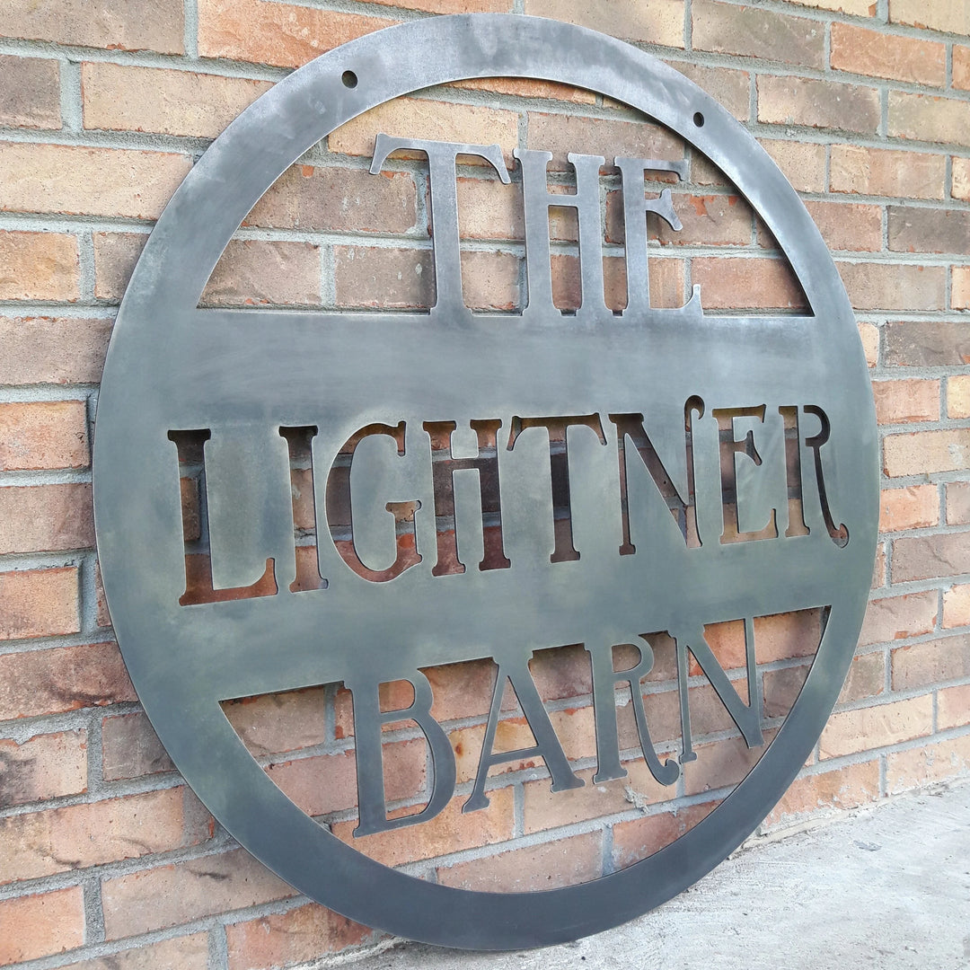 Custom Hanging Rustic Farmhouse Sign