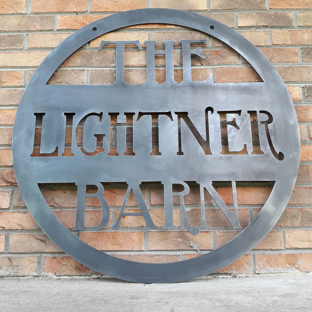 Custom Hanging Rustic Farmhouse Sign