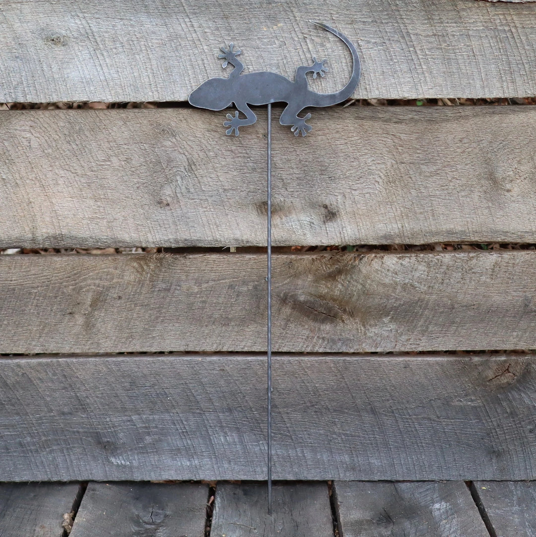Metal Lizard Garden Stakes