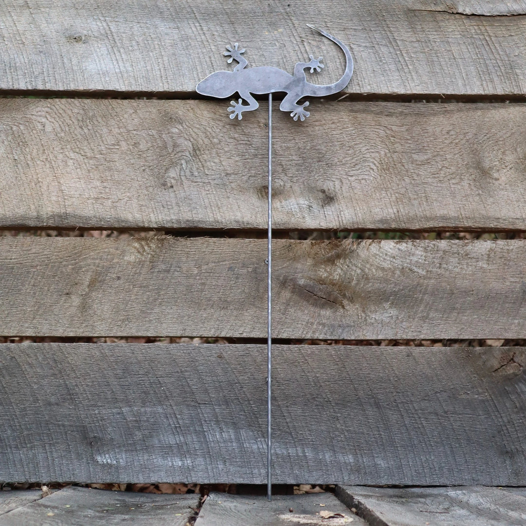 Metal Lizard Garden Stakes