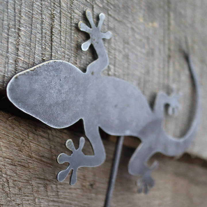 Metal Lizard Garden Stakes