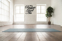 Thumbnail for Be A Badass With A Good Ass - Metal Workout Home Gym Decor - Funny Gym Wall Art - Motivational Quote Art