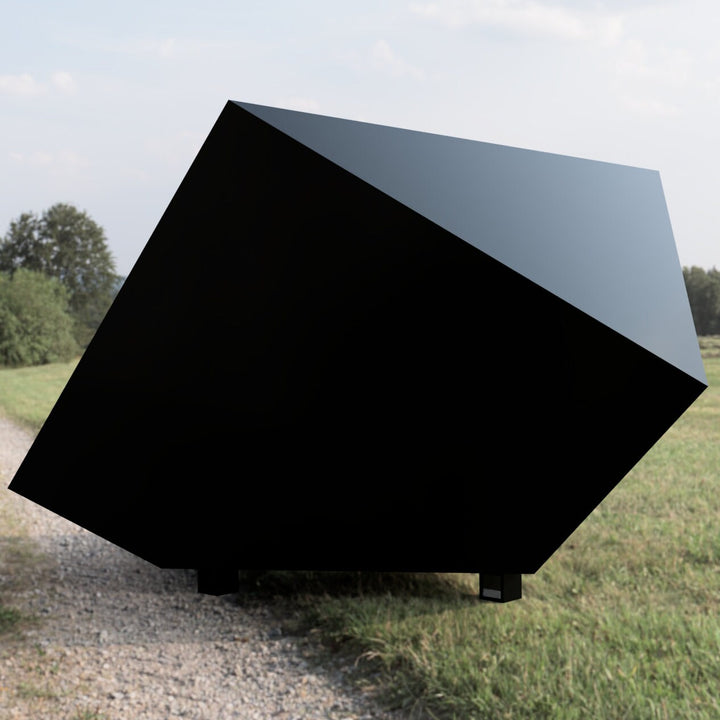 Modern Geo Steel Planter 25" x 23" x 15" - Geometric Plant Pot