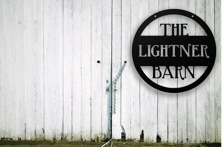 Custom Hanging Rustic Farmhouse Sign