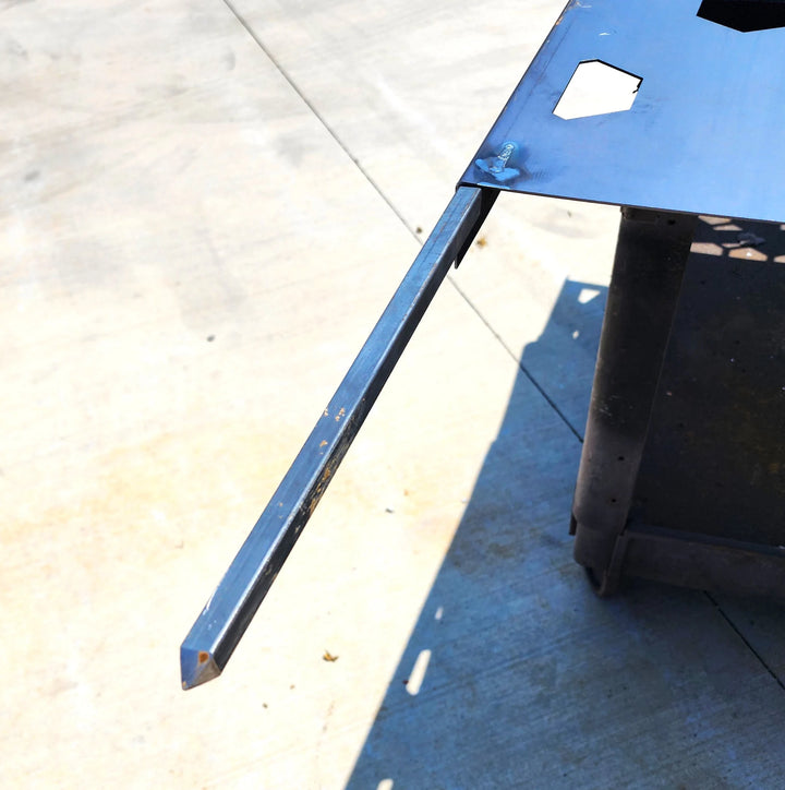 Outdoor Metal Privacy Panel – Birch Tree Garden Screen with Ground Stakes, Decorative Steel Yard Divider for Patio & Landscaping