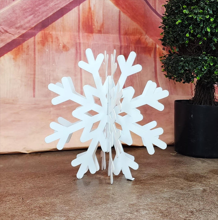 Snowflake/ Christmas Yard Sculpture - Outdoor Garden Decor