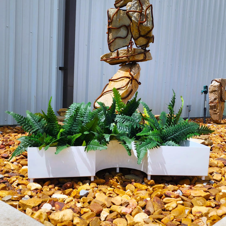 Semi-Circle Metal Planter - Planter Box