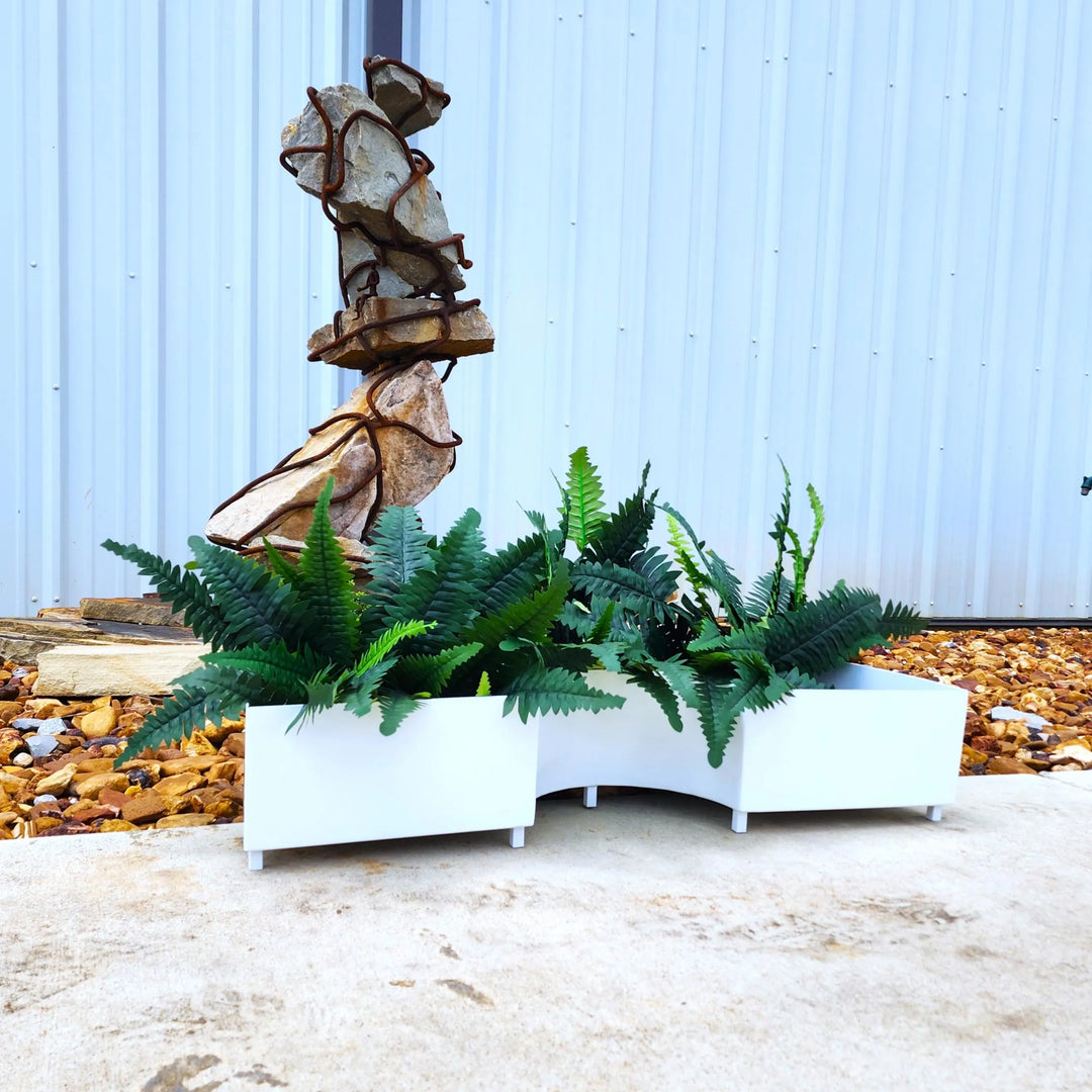 Semi-Circle Metal Planter - Planter Box