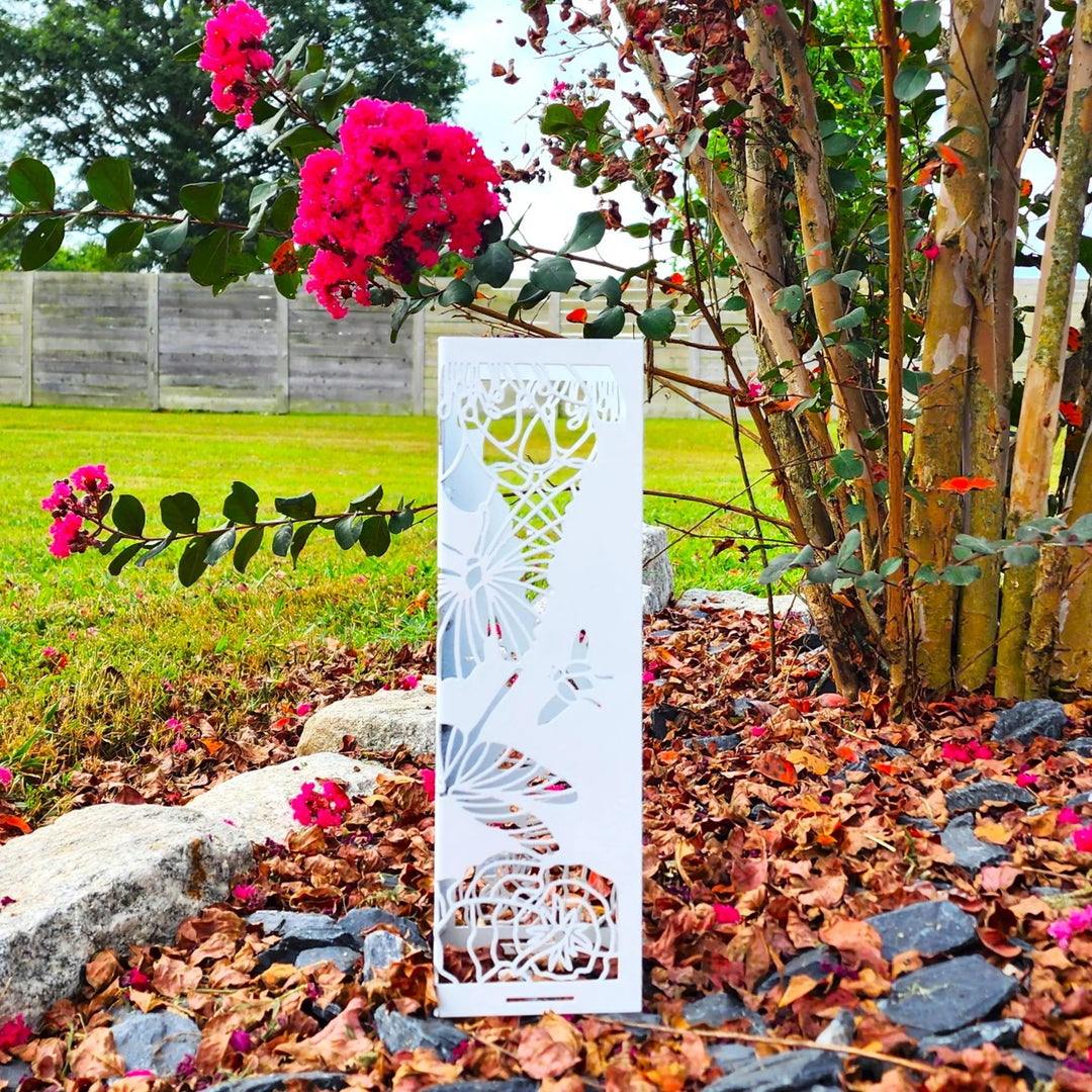 Butterflies & Roses Garden Column