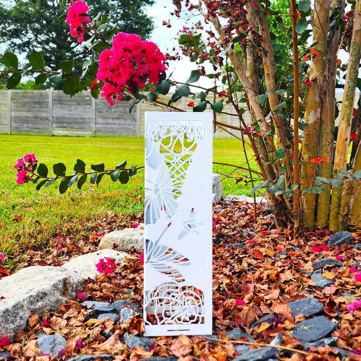Butterflies & Roses Garden Column