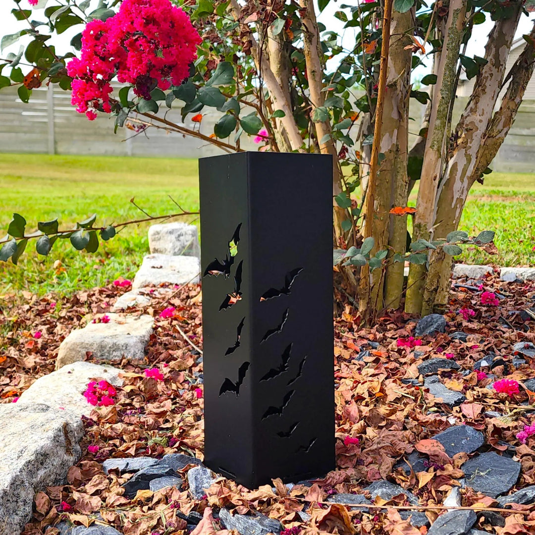 Halloween Bat Garden Column