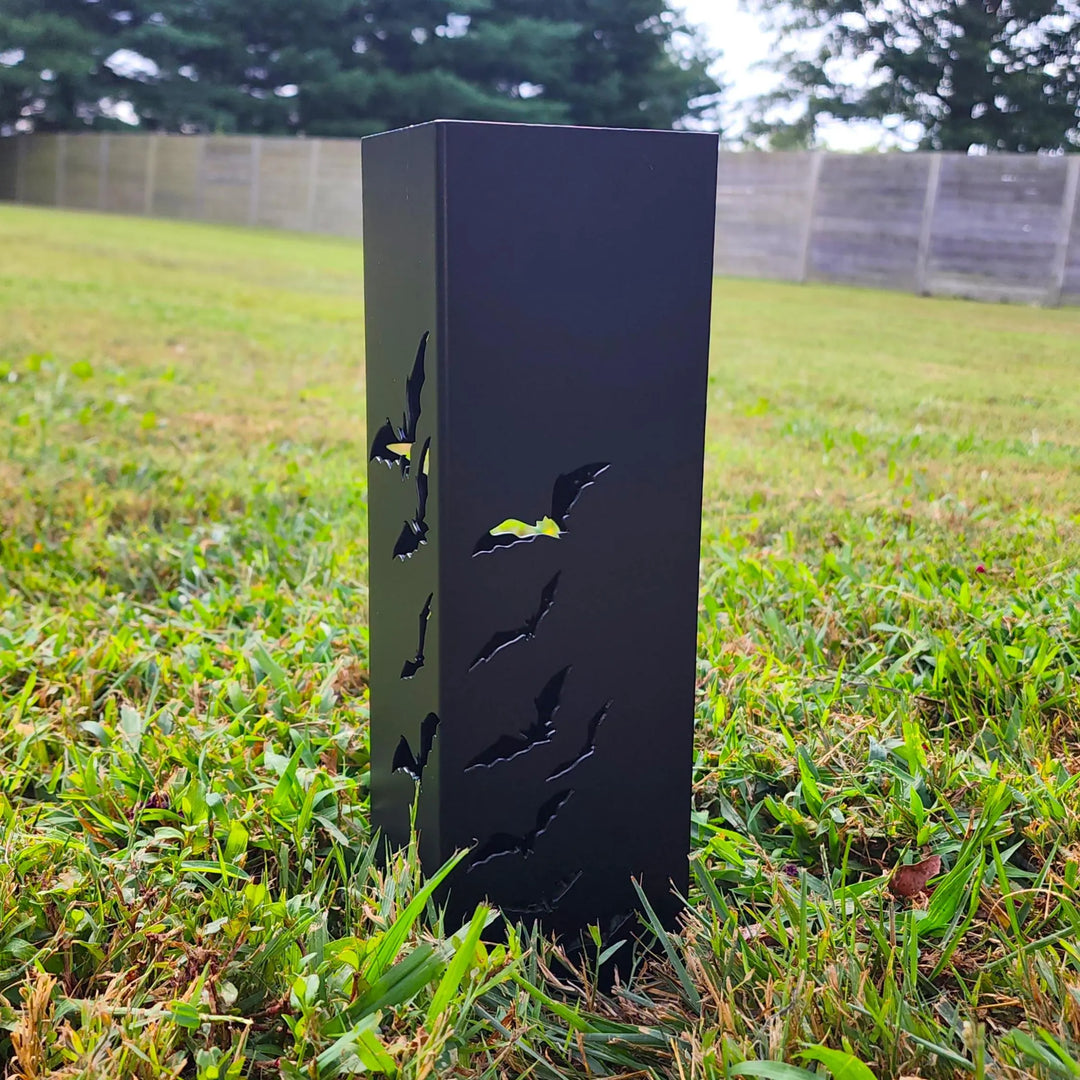 Halloween Bat Garden Column