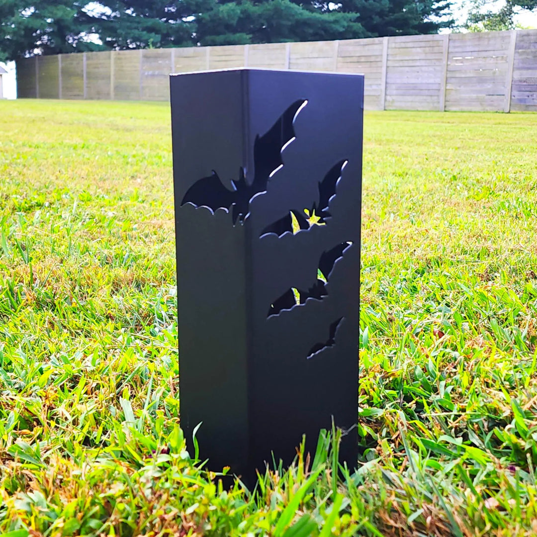 Halloween Bat Garden Column